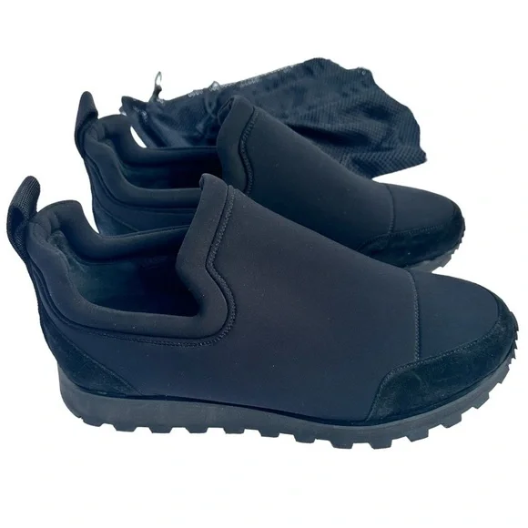 James PERSE New no tag Zuma Black Neoprene & Suede slip-on sneakers mens…​ - Picture 14 of 14